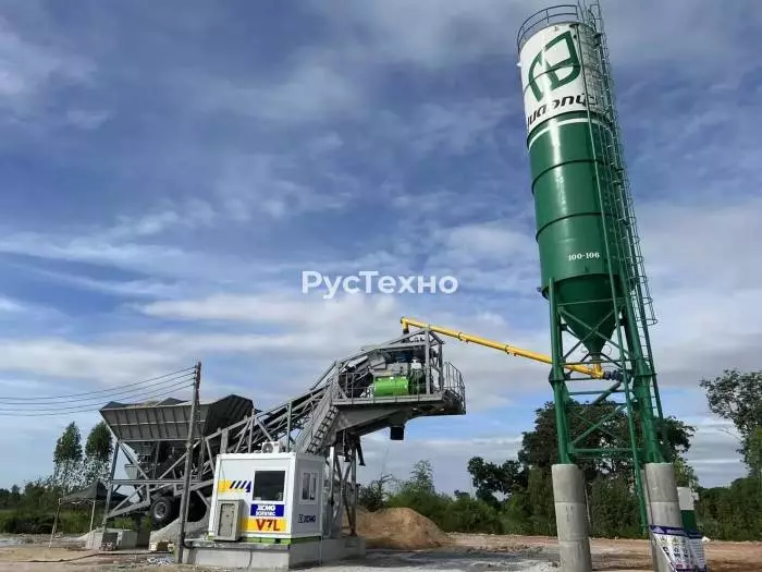 Бетонный завод (мобильный) XCMG HZS40VY